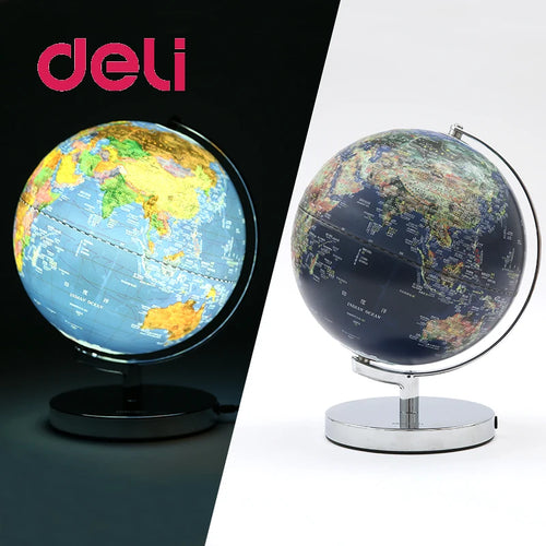 3D educational light globe for office and geography teaching - vue 5 sur 7