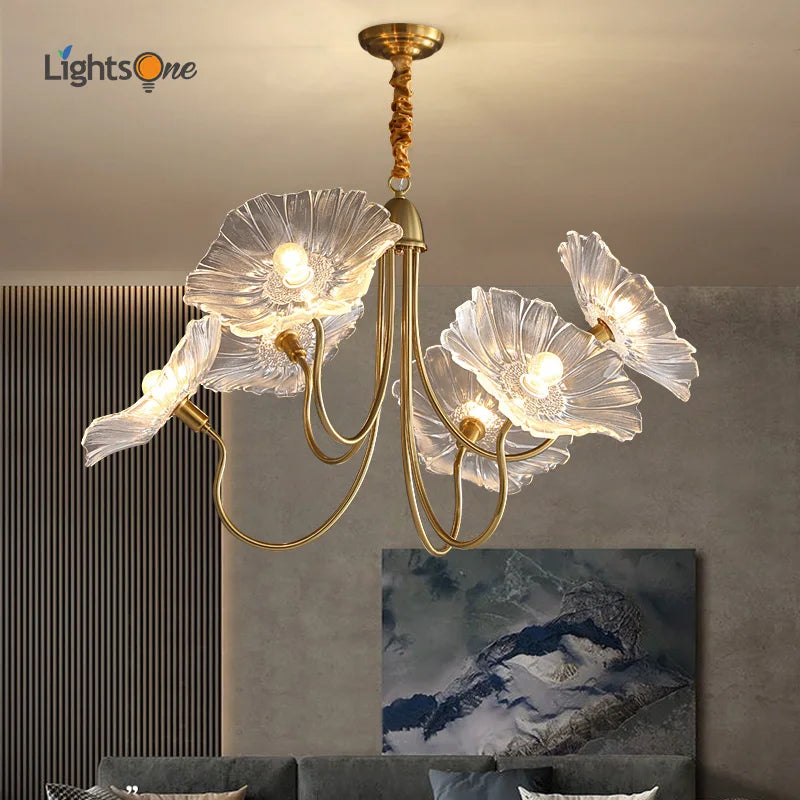 Modern Nordic chandelier with luxurious creative design