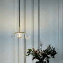 Modern scandinavian luxury designer chandelier round interior lighting