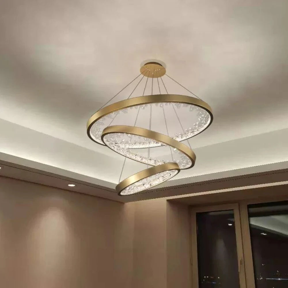 Modern crystal designer chandelier for stylish interiors - vue 6 sur 20