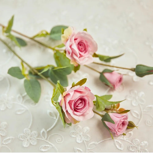 Artificial silk rose flowers for weddings and decoration - vue 10 sur 14