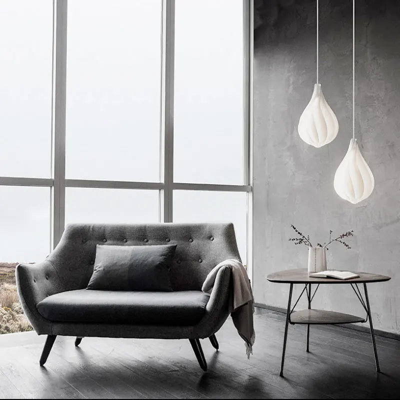 Nordic style creative water drop design pendant light - vue 4 sur 8