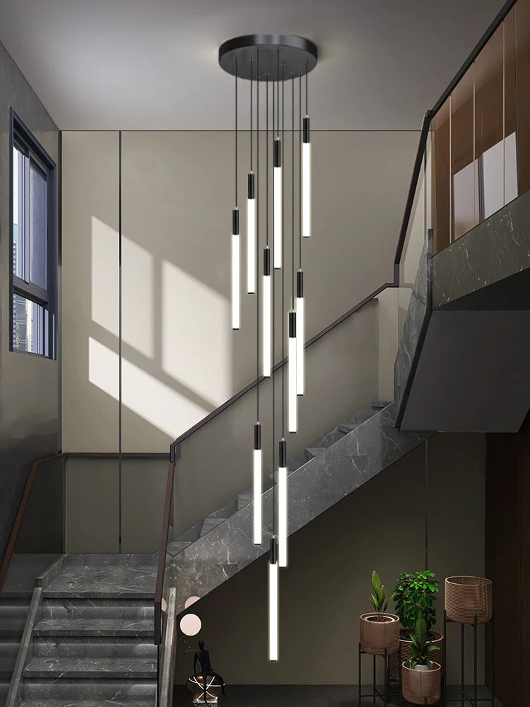 Modern nordic chandelier adjustable indoor design lighting