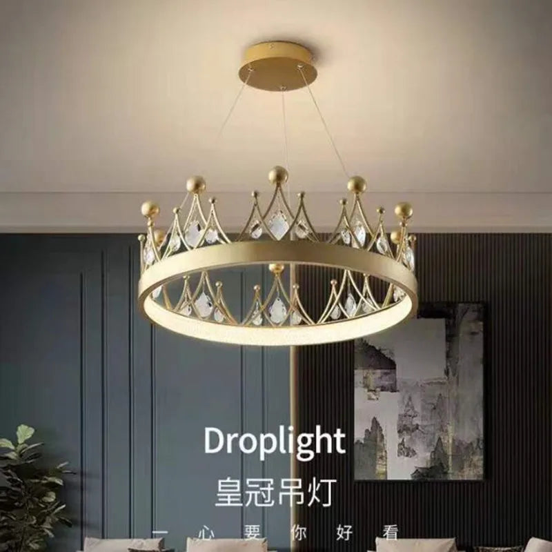 Modern nordic crystal chandelier for indoor lighting