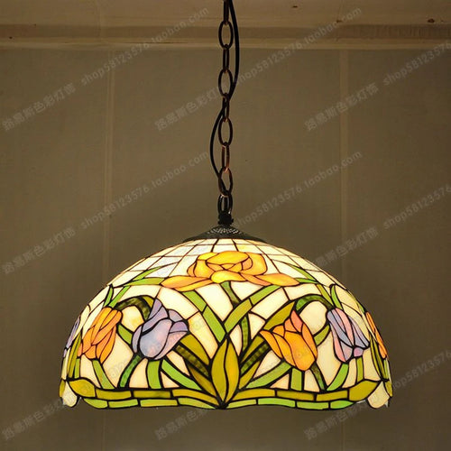 Antique style glass chandelier for restaurant and café