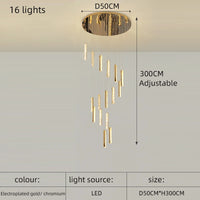 Gold LED crystal chandelier for elegant and refined indoor lighting