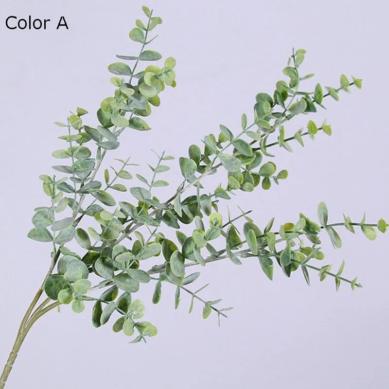 Artificial eucalyptus branch for wedding and garden decoration
