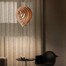 Modern wood pendant light nordic water drop style decorative ideal for lofts