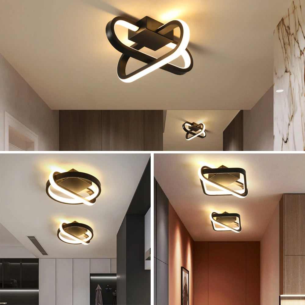 Modern warm/cool LED pendant light for decorative lighting - vue 5 sur 12