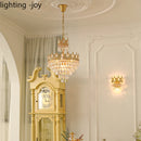Modern crown crystal chandelier indoor decorative light