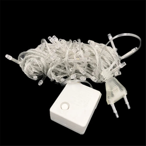 Outdoor LED string lights for Christmas decorations - vue 3 sur 15