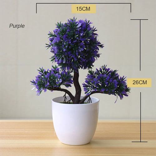 Artificial potted plant for office and garden decoration - vue 9 sur 45