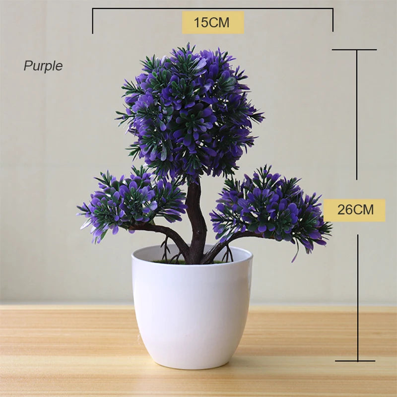 Artificial potted plant for office and garden decoration - vue 8 sur 45