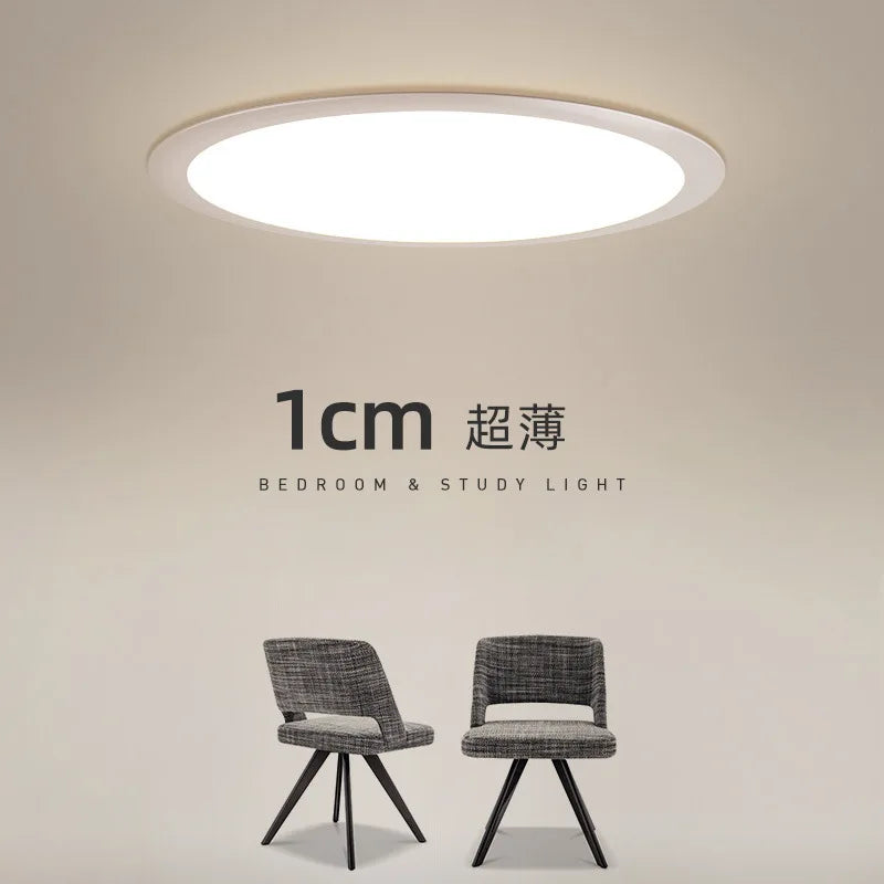 Ultra-slim modern LED ceiling light nordic decorative fixture