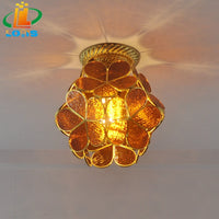 Nordic style glass petal lamp for interior decoration
