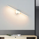 Nordic LED indoor wall light 8W white/black for home, bedroom, bedside or mirror with wall switch AC110V/220V