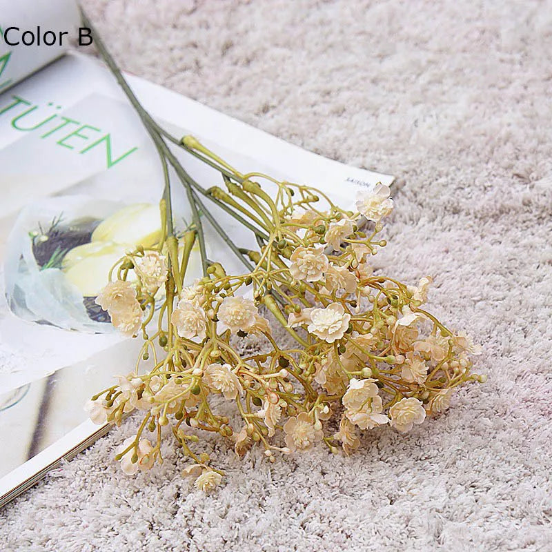 Autumn gypsophila branch for DIY wedding decoration - vue 15 sur 16