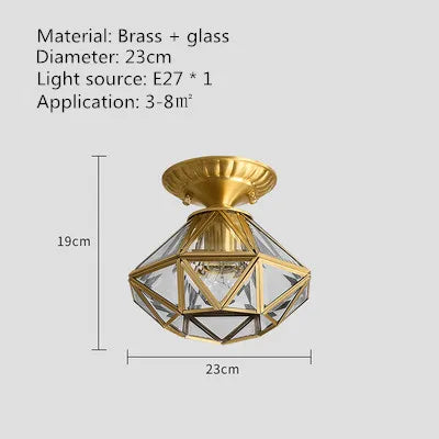 Creative copper ceiling light for a modern and elegant interior - vue 6 sur 6