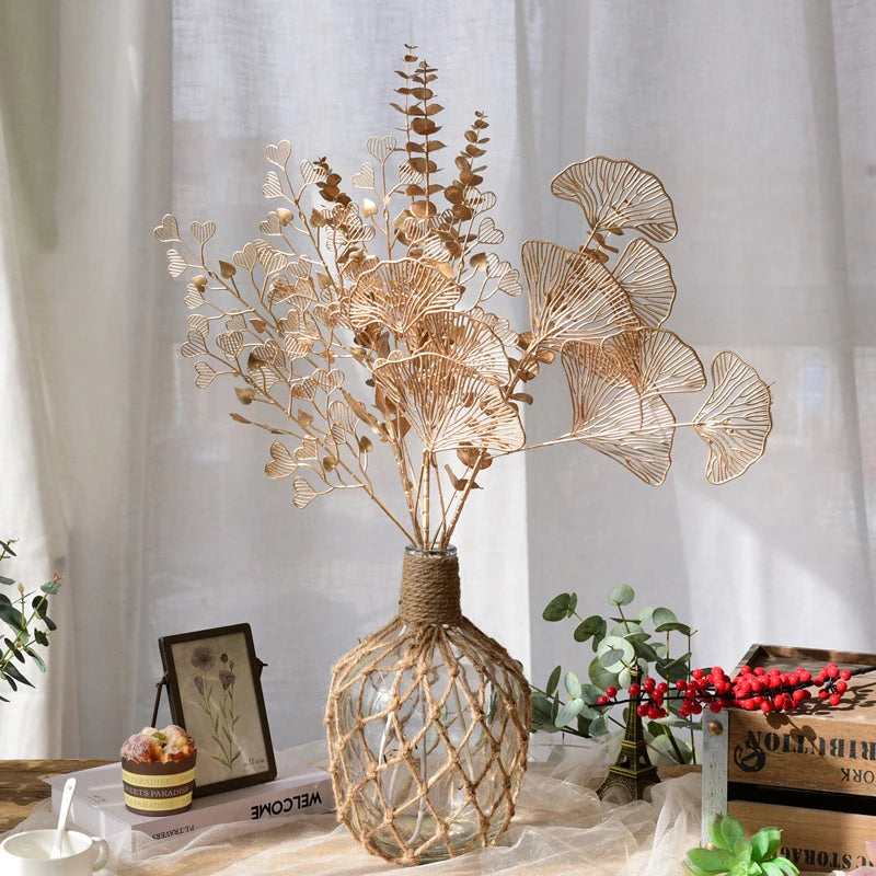 Artificial palm leaves for wedding and Christmas decoration