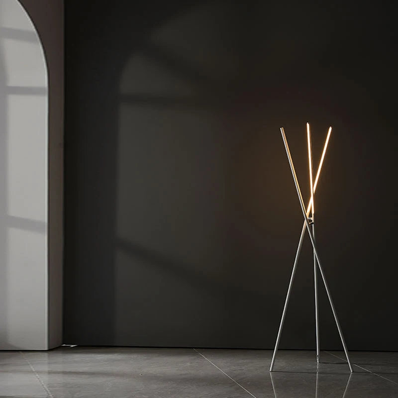 Modern nordic designer LED floor lamp for interior decoration - vue 4 sur 7