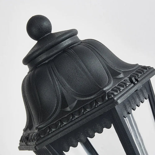 Italian design hexagonal column outdoor lamp for villas, courtyards and walkways - vue 7 sur 7