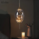 Creative modern glass pendant light for bars and shops