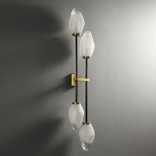 Simple luxury modern Nordic copper wall light - vue 4 sur 8