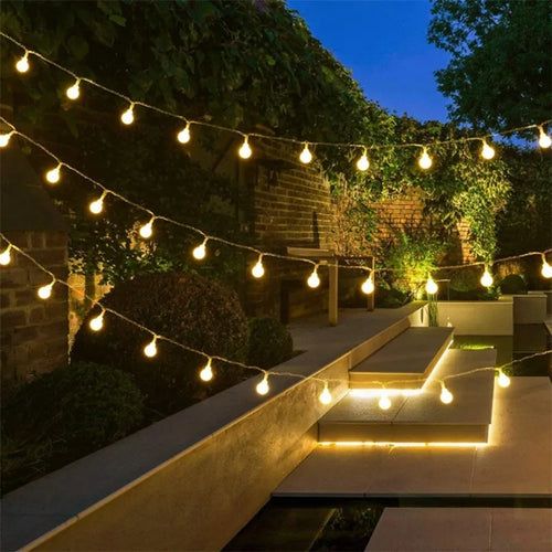 Decorative LED string lights for Christmas and celebrations - vue 2 sur 9