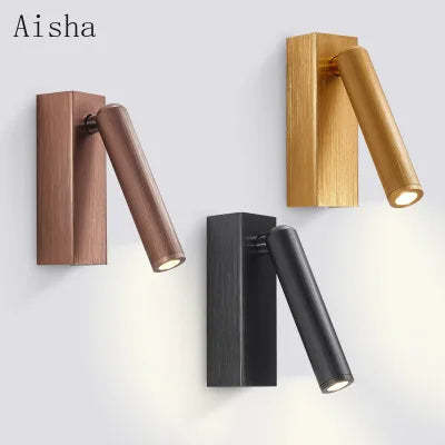 Modern minimalist rotatable LED wall light