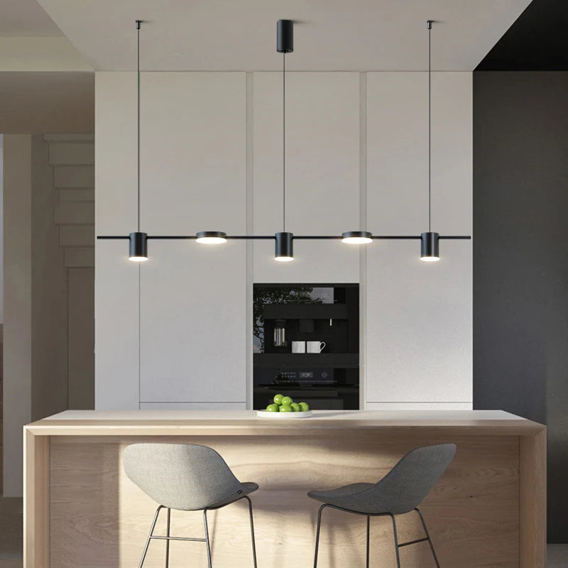 Modern creative three-head chandelier for restaurant and hotel