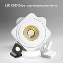 Ultra-slim foldable LED spotlight 360 degree adjustable lighting