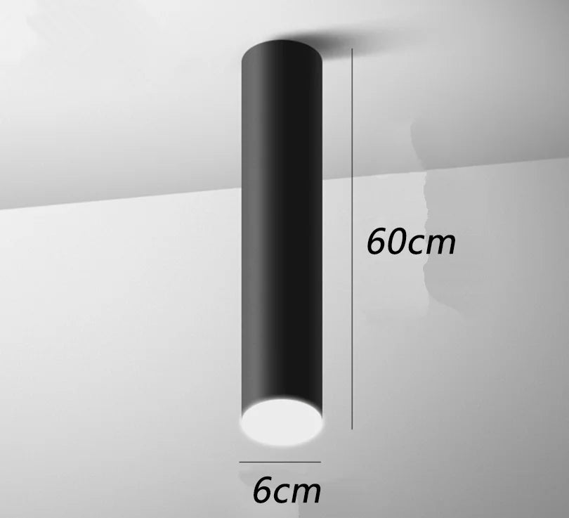 Modern aluminium LED spotlight for indoor lighting