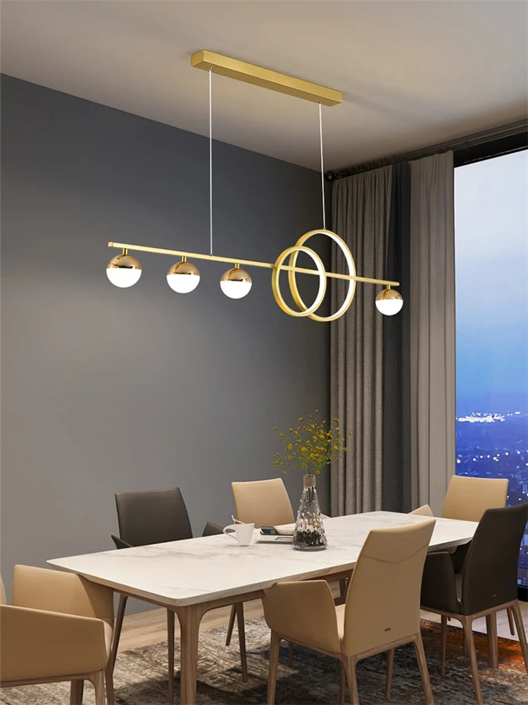 Nordic luxury modern creative LED chandelier