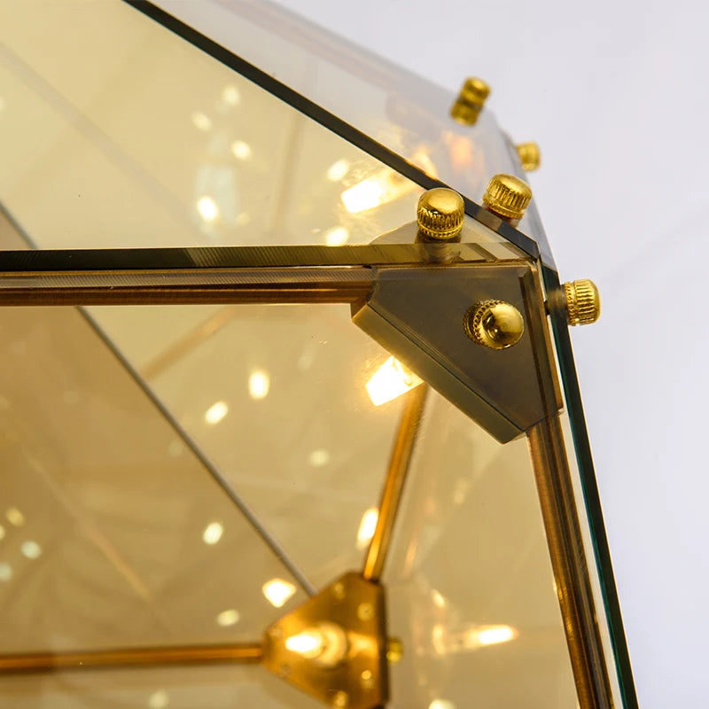 Luxurious modern style glass pendant light - vue 6 sur 10