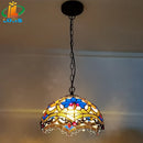 Tiffany style dragon petal chandelier for interior decoration