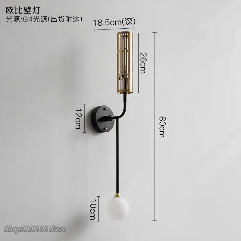 Modern Nordic G4 LED wall light - vue 6 sur 7