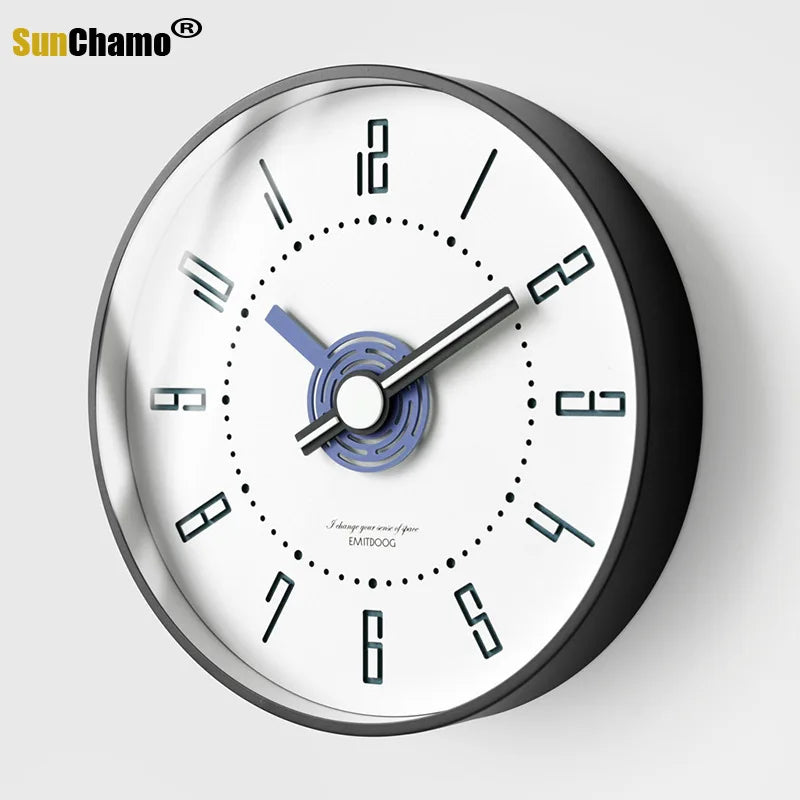 creative silent quartz wall clock for indoor use