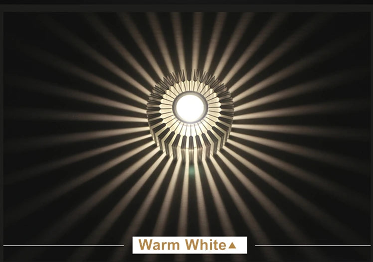 Modern ceiling light with creative recessed LED Artly lamp