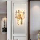 Crystal wall light for creative retro and modern decor