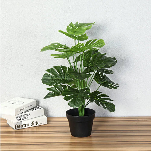 Artificial monstera plant for indoor and outdoor decoration - vue 18 sur 22
