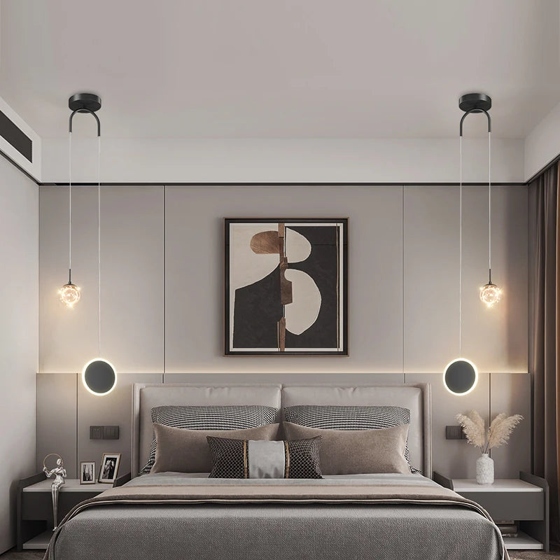 Modern minimalist nordic style double head chandelier - vue 5 sur 10