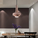 Nordic terrazzo LED pendant light in aluminium for hotel bar