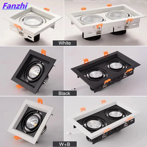Dimmable LED recessed downlight for indoor lighting