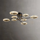 Copper LED ceiling light with high transmission PMMA shade