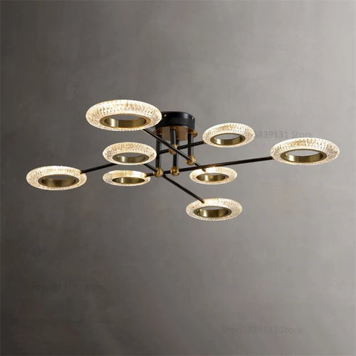 Copper LED ceiling light with high transmission PMMA shade - vue 2 sur 8