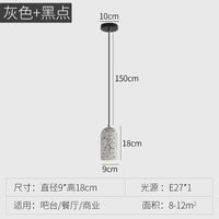 Nordic retro modern cement pendant light for interior decoration