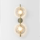 Glass design wall light for elegant modern decor