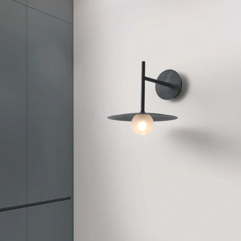 Nordic flying saucer design wall light modern decorative lighting - vue 4 sur 9