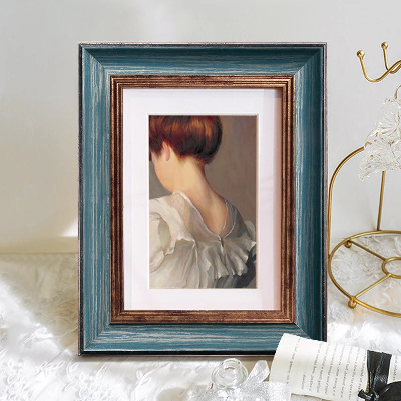 American retro photo frame for wedding and personalised decor - vue 13 sur 13