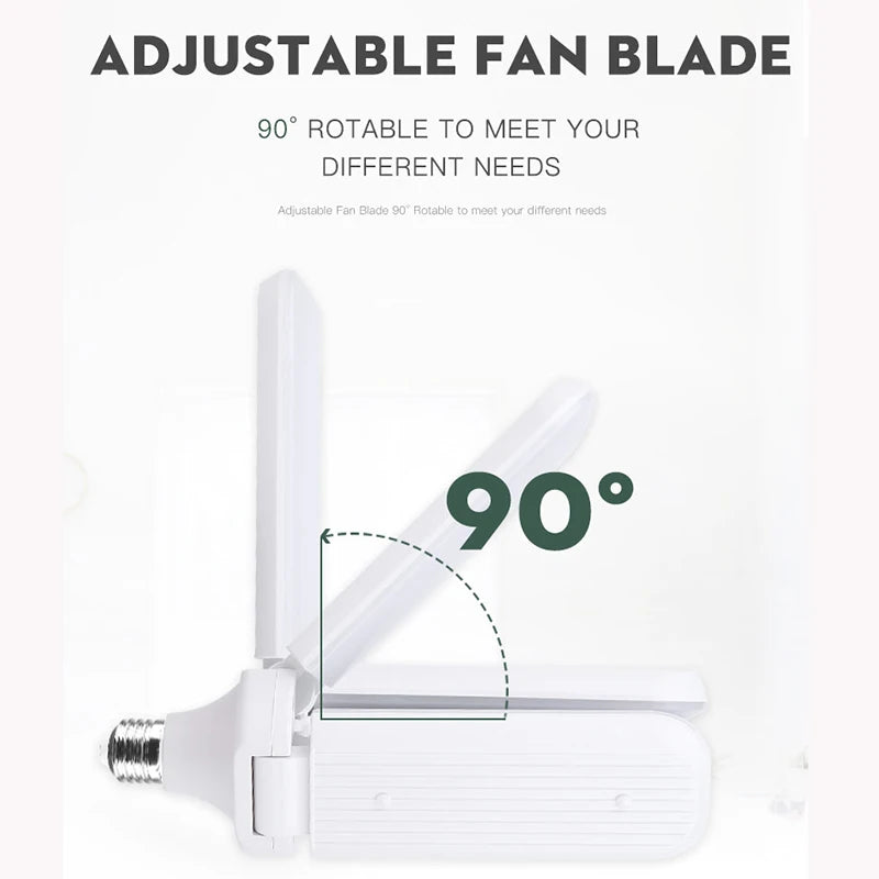 Foldable led bulb for versatile indoor lighting